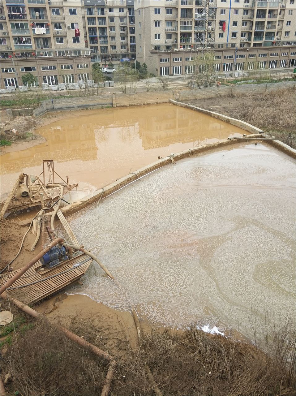 焉耆沉淀池淤泥清理-厂区废水池淤泥清淤